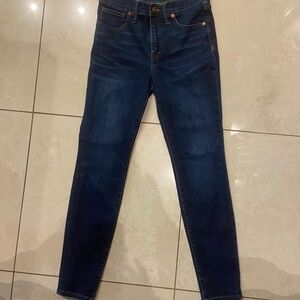 Madewell highrise skinny jeans